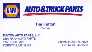 Napa Auto & Truck Parts - Forsyth, MT